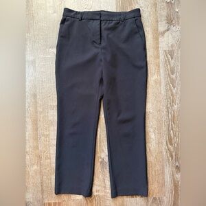 Express Women's Elegant Black Straight Ankle Pants